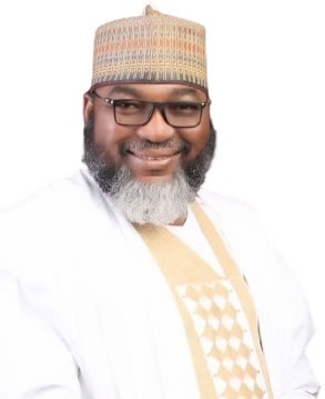 Dr. Abdulfattah Adeyemi wearing white and gold traditional attire